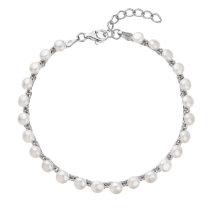 Perlový náramok z pravých riečnych perál na retiazke 23016.1