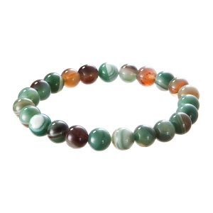 Náramok s minerálnymi kameňmi achát machový 43056.3