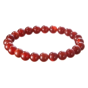 Náramok s minerálnymi kameňmi koral tmavý 43056.3