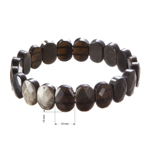 Náramok s minerálnymi kameňmi onyx 43057.3