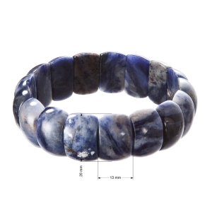 Náramok s minerálnymi kameňmi dumortierit 43058.3