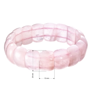 Náramok s minerálnymi kameňmi ruženín 43058.3