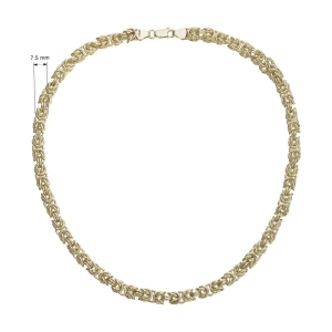 Masívny náhrdelník pozlátený 72086