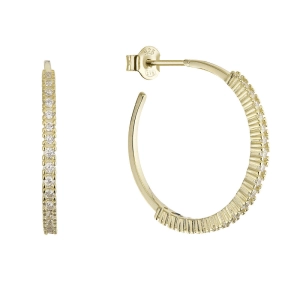 Pozlátené kruhy so zirkónmi 11775.1