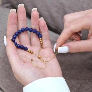 Náramok s minerálnymi kameňmi lapis lazuli 43079.3