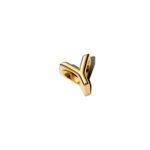 Pandora prívesok písmeno Y pozlátené 14K zlatom
