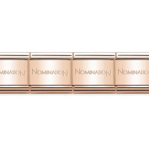 Nomination základný náramok na skladanie článkov ROSE gold