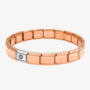 Nomination základný náramok na skladanie článkov ROSE gold