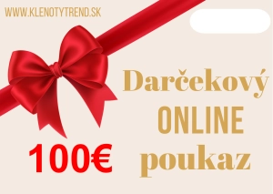 Darčekový poukaz online 100€