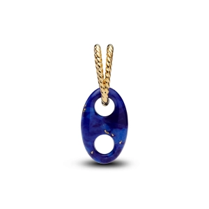Pandora námorné lano pozlátené s imitáciou lapis lazuli