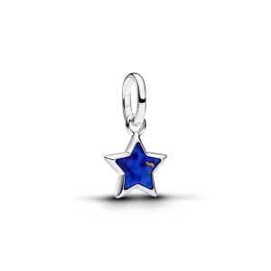 Pandora miniatúrny prívesok s hviezdičkou s imitáciou lapis lazuli