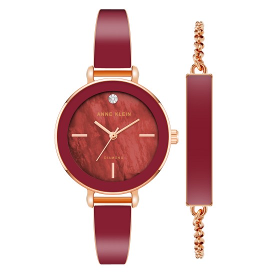 Anne Klein dárková sada hodinek AK/3620BYST
