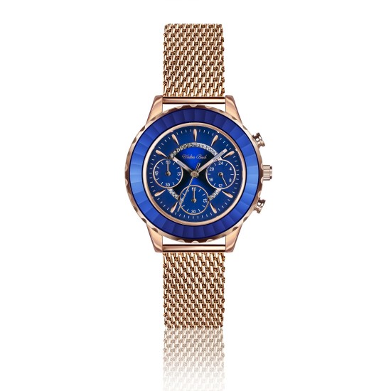 Walter Bach hodinky Lörrach Rose Gold Mesh WBF-3918 Walter Bach hodinky Lörrach Rose Gold Mesh WBF-3918