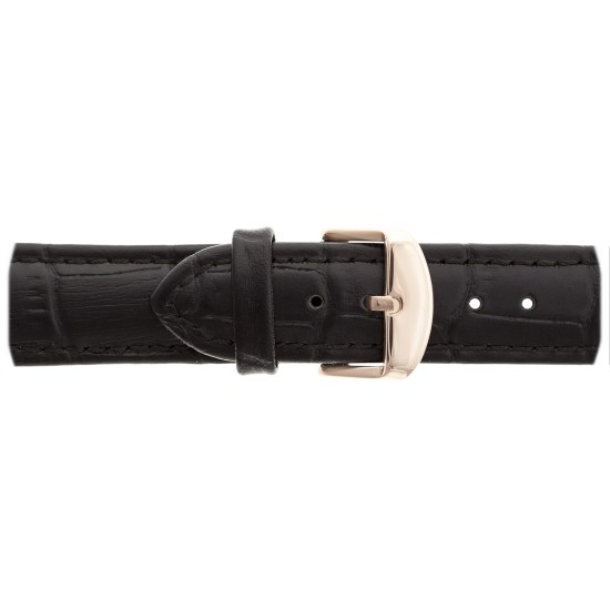 Walter Bach hodinky Roth Croco Black Leather WBG-B009R Walter Bach hodinky Roth Croco Black Leather WBG-B009R