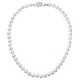 Perlový náhrdelník z pravých riečnych perál biely 22007.1
