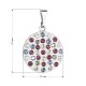 Prívesok bižutéria so Swarovski krištáľmi fialový okrúhly 54021.3 Prívesok bižutéria so Swarovski krištáľmi fialový okrúhly 54021.3
