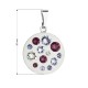 Prívesok bižutéria so Swarovski krištáľmi fialový okrúhly 54022.3 violet Prívesok bižutéria so Swarovski krištáľmi fialový okrúhly 54022.3 violet