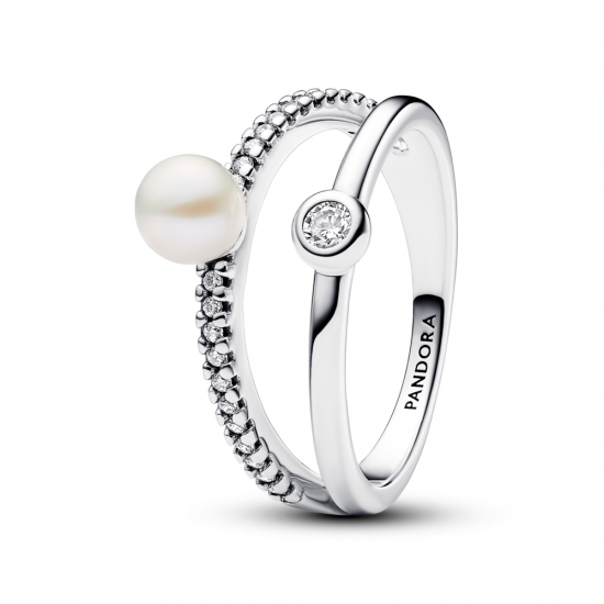 Pandora prsteň s perlou 