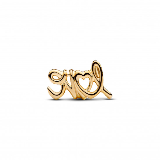 Pandora prívesok Love pozlatený 14K zlatom Pandora prívesok Love pozlatený 14K zlatom