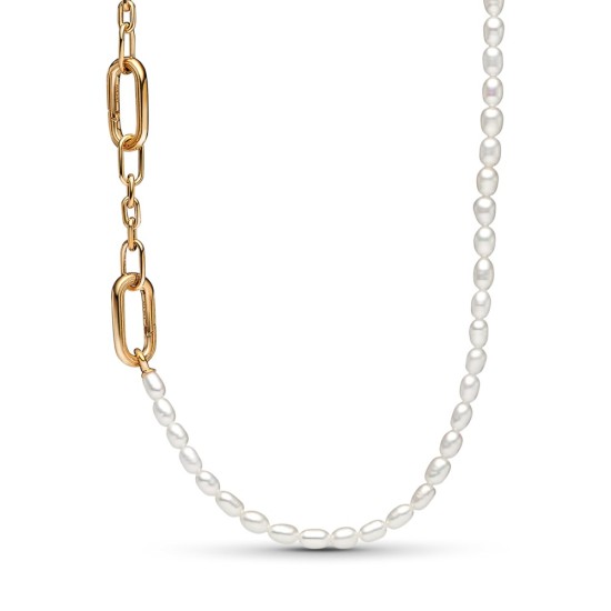 Tenký náhrdelník s kultivovanými sladkovodnými perlami, Pandora ME