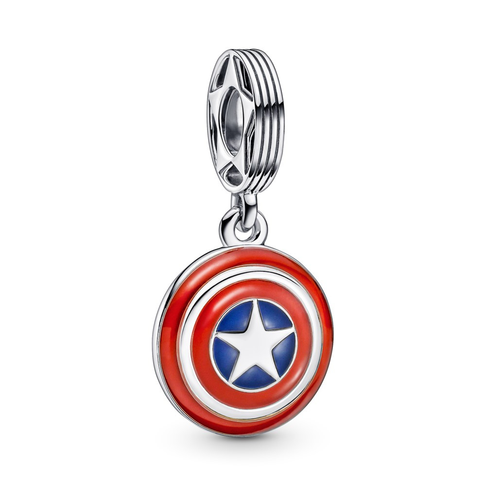 Visiaci prívesok so štítom Kapitána Amerika, Marvel Avengers | Klenoty ...